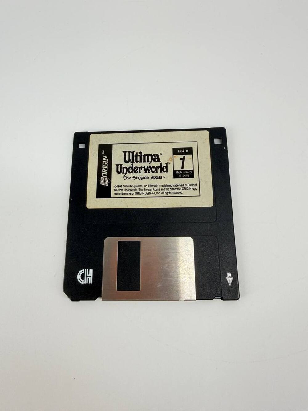 Ultima Underworld The Stygian Abyss Disk 1 3.5" Floppy Disk PC DOS 1992